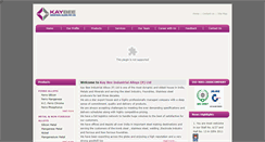 Desktop Screenshot of kaybeealloys.com